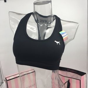 Victoria's Secret PINK Ultimate Mesh Black Bra
